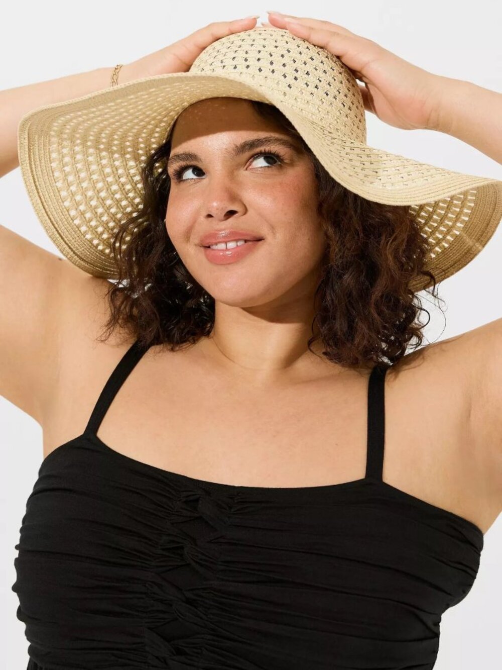 Torrid Floppy Hat — Beige — One Size